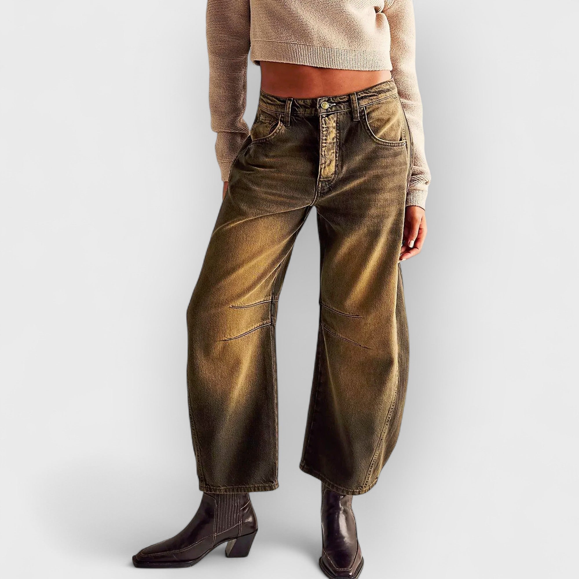 Zara | Stylish Leopard Jeans